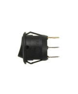 Interruptor redondo de 3 pines con luz roja y verde/Protector impermeable 20mm ON/OFF