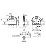 Push button de 2 pines de silicona 8x8x5mm (4U)