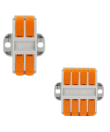 Terminal de bloque para rapida conexion de cables 2x2 y 4x4