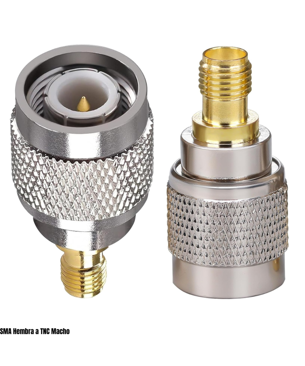Conectores SMA a TNC y SMA a BNC