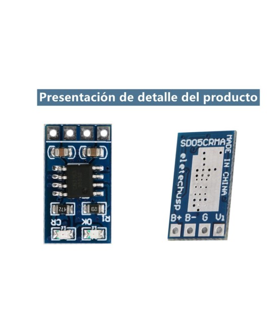 Controlador de carga solar MPPT SD05CRMA 4.4-6.5V 1A