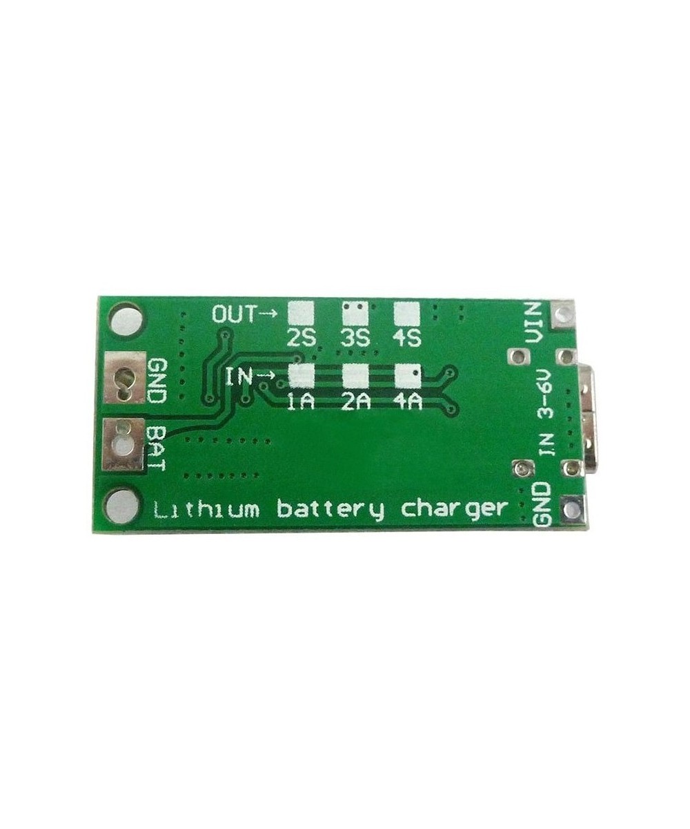 Cargador de batería de litio BMS 2S - 3S USB-C 7.4V 1A Y 11.1V 1A