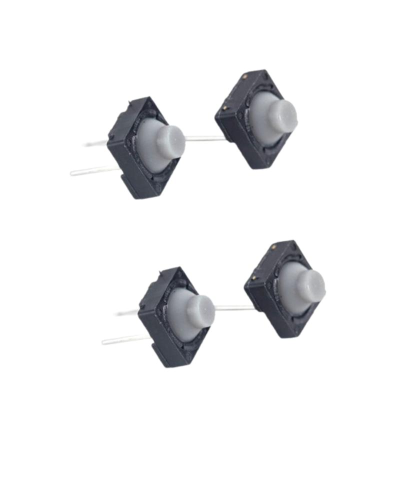 Push button de 2 pines de silicona 8x8x5mm (4U)