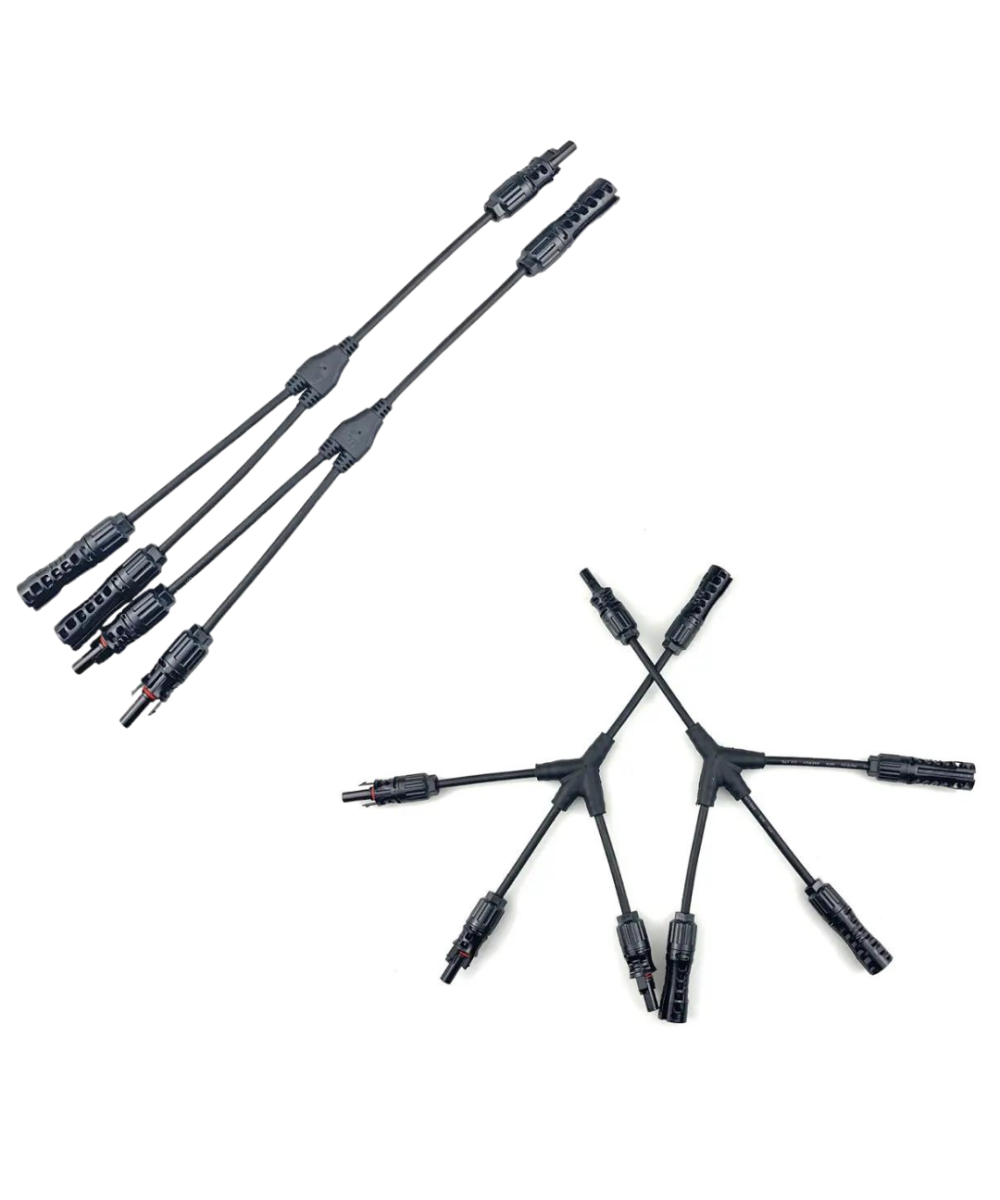 conector MC4 tipo Y una entrada, 2 y 3 salidas (2U)