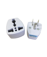 Adaptador de enchufe electrico europeo / asiatico a americano