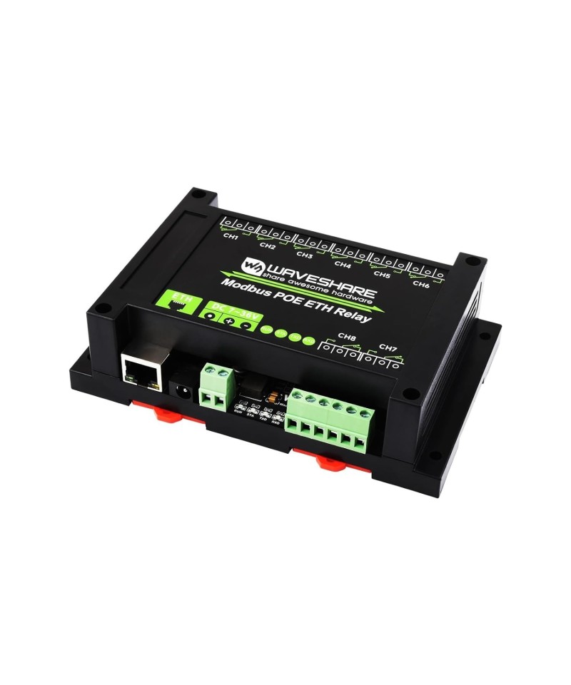 Rele Ethernet y RS485 de 8 Canales