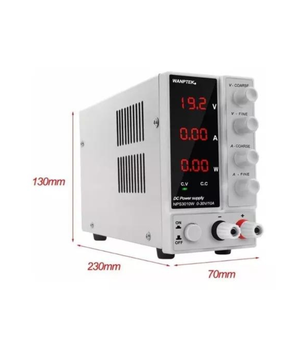 FUENTE DE ALIMENTACION VARIABLE 30V 10A TOAUTO NPS3010W