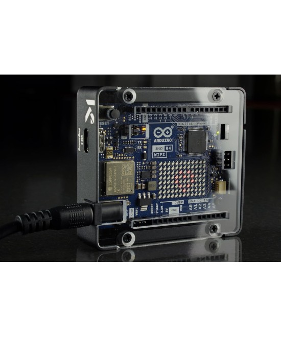 Contenedor metalico para tarjeta de desarrollo Arduino UNO R4 Minima