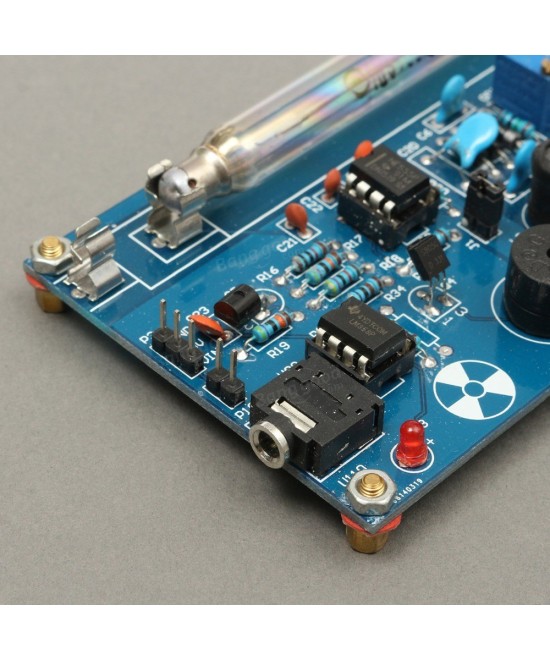 Detector/Contador de radiacion nuclear con tubo GM