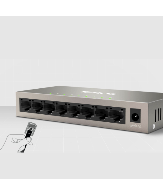 Separador Switch Ethernet 10/100 Mbps 5 / 8 puertos Tenda