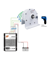 Generador 800W AC12V 24V controlador WT060