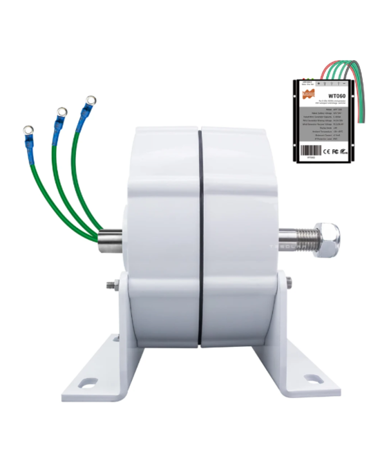 Generador 800W AC12V 24V controlador WT060