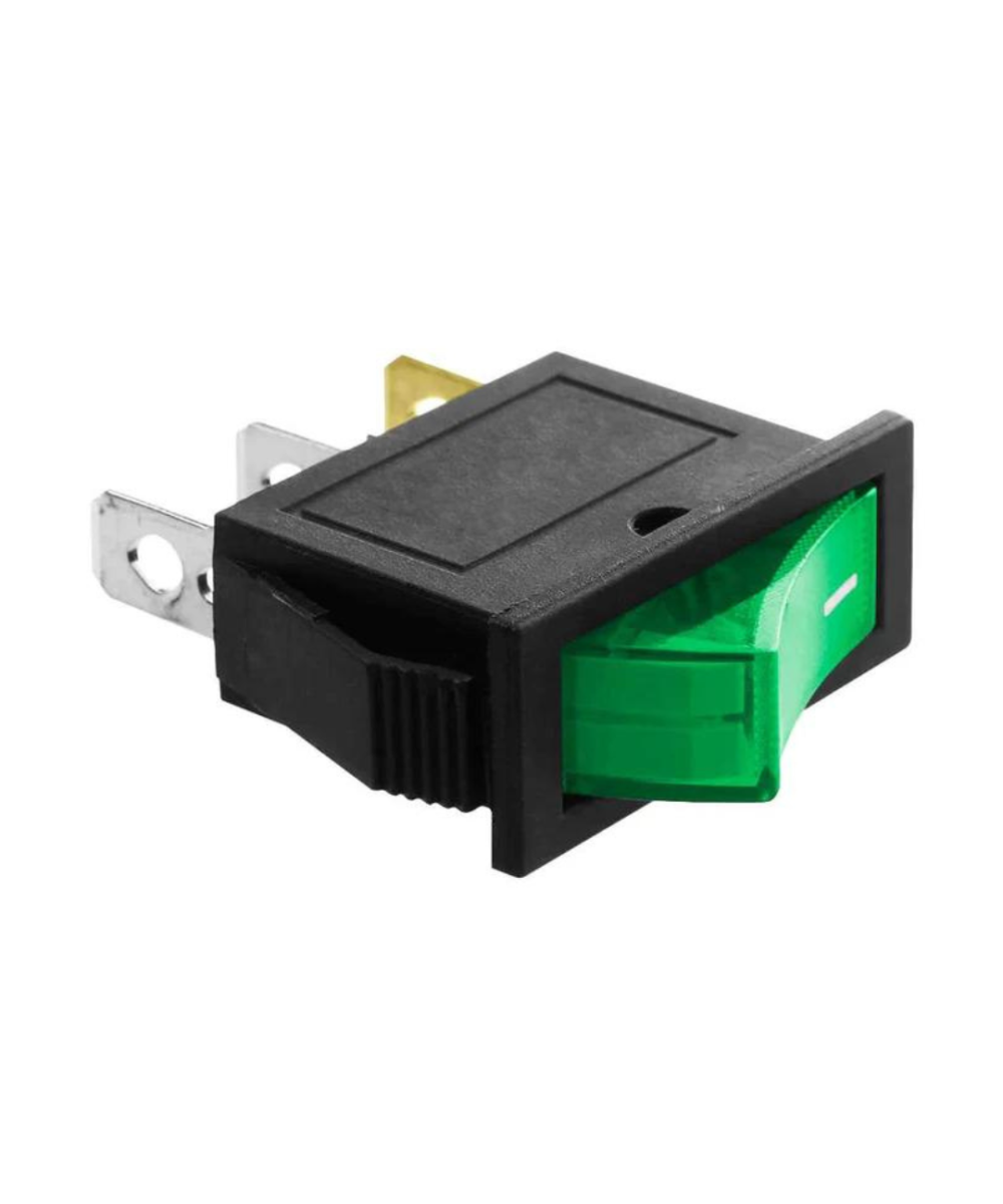 Interruptor de 3 pines 2 posiciones con luz KCD3