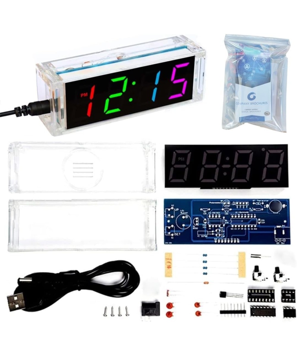 Experimento de electronica reloj digital DIY a color