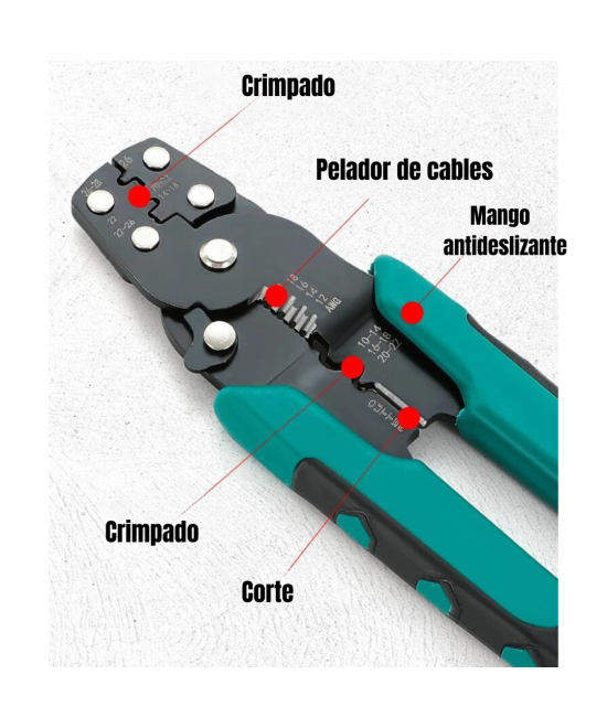 Crimpadora Multifuncional 4 en 1