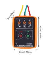 Medidor de fase y secuencia 60V - 600V SM852B