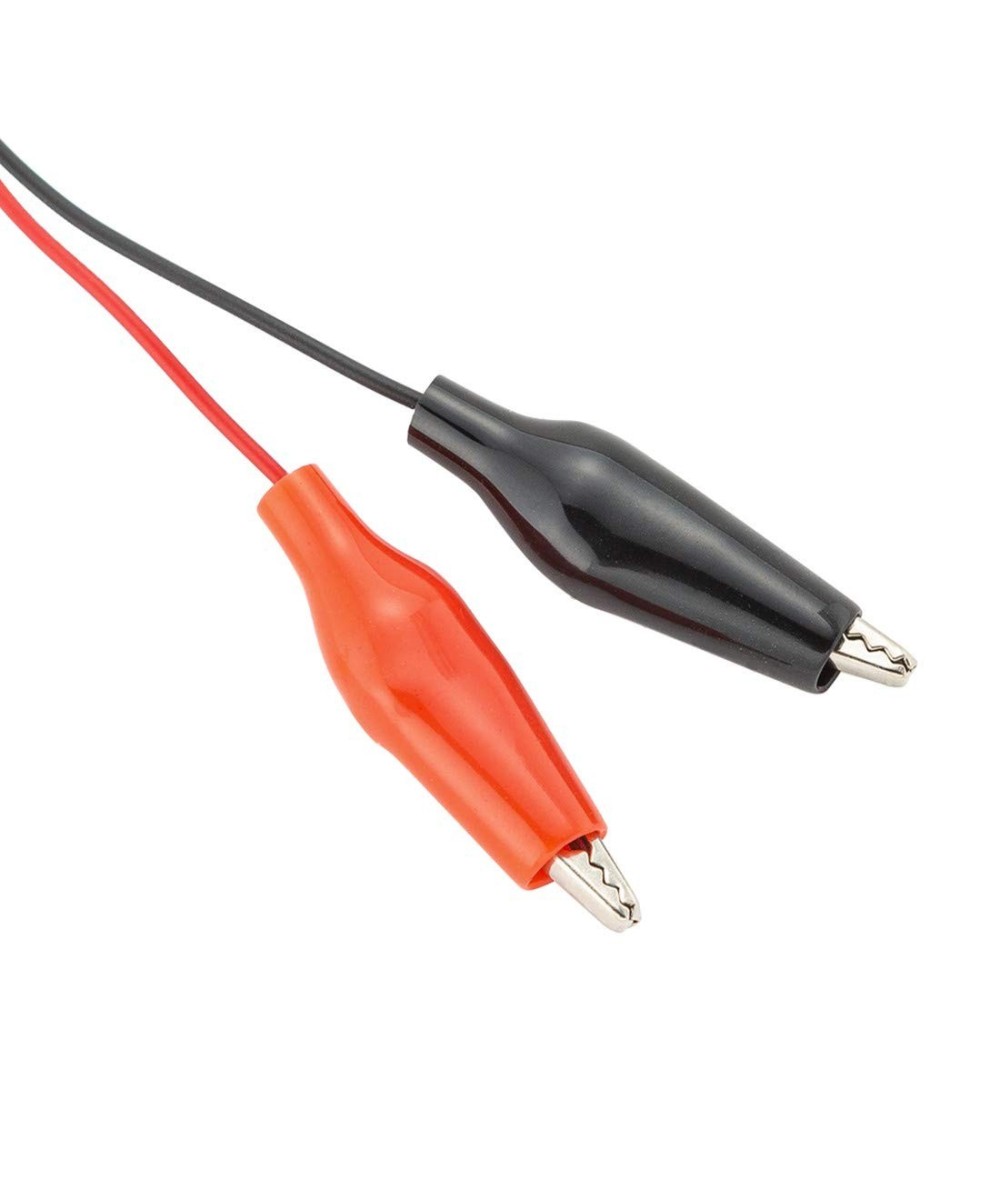 Terminal para bateria de 9V con pinza cocodrilo