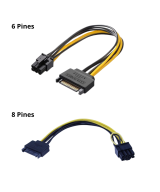 Adaptador SATA para tarjeta grafica a 6 pines / 8 pines