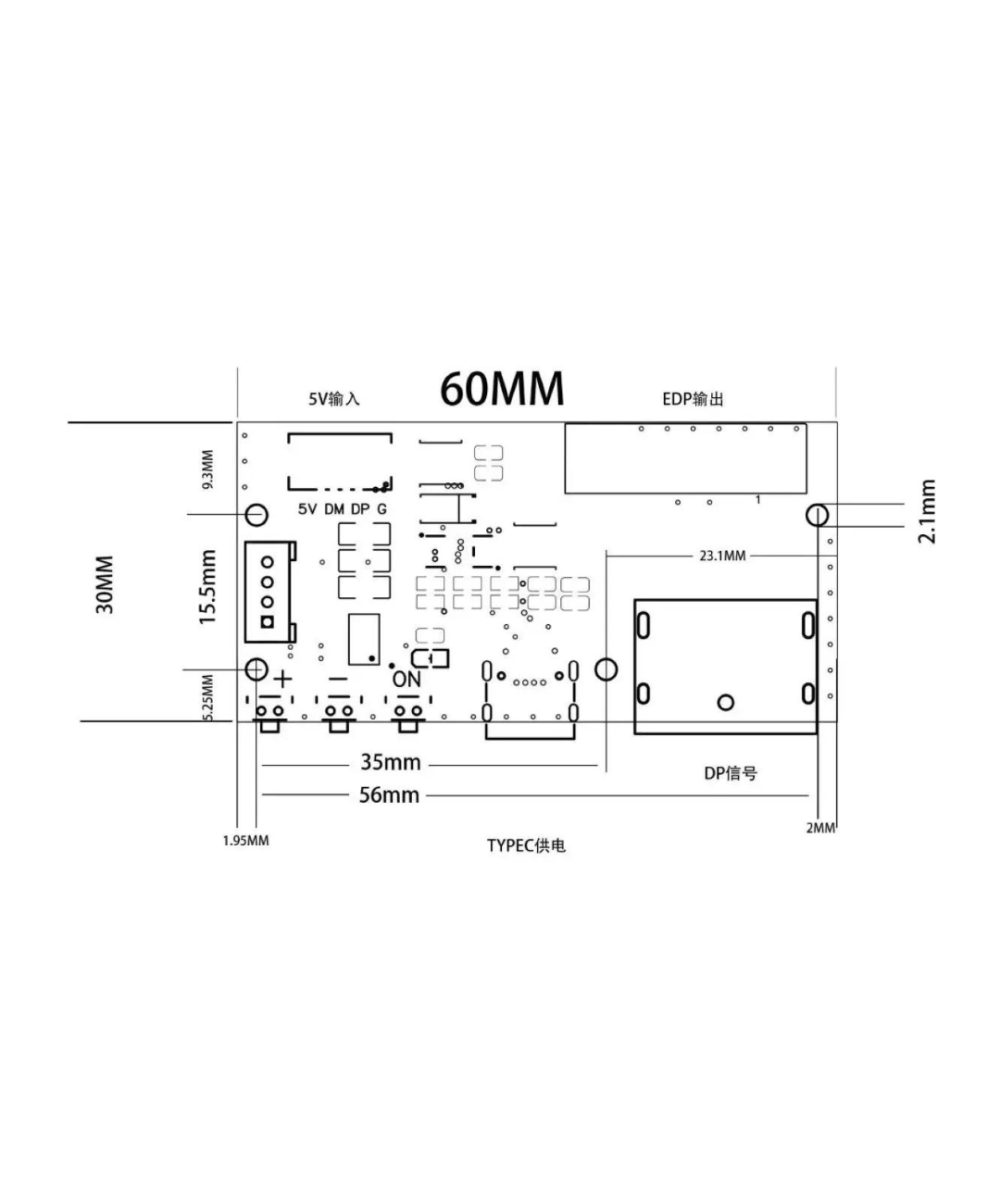 Controlador de video DP a EDP