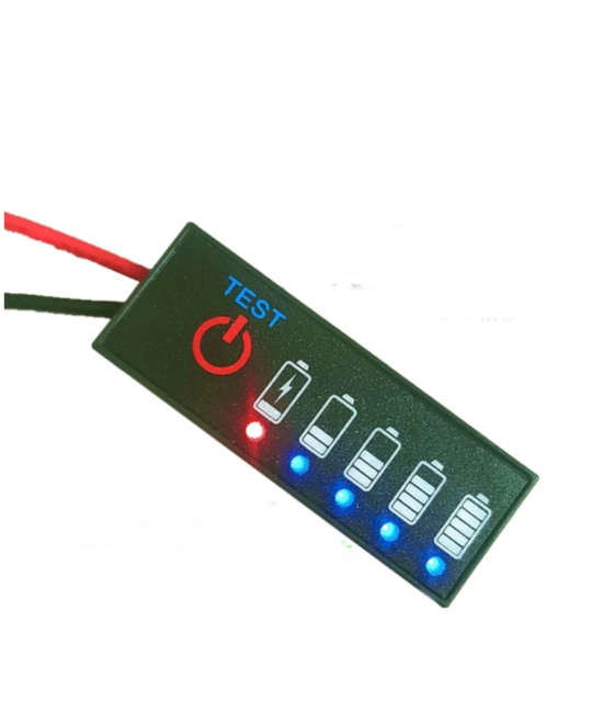 Indicador de voltaje en baterias de acido y litio