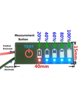 Indicador de voltaje en baterias de acido y litio