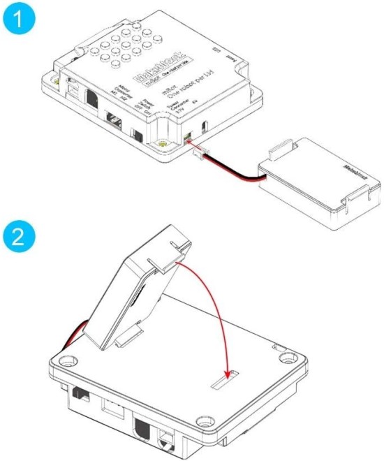 Bateria recargable 3.7V 1800mah tipo lipo Mbot makeblock