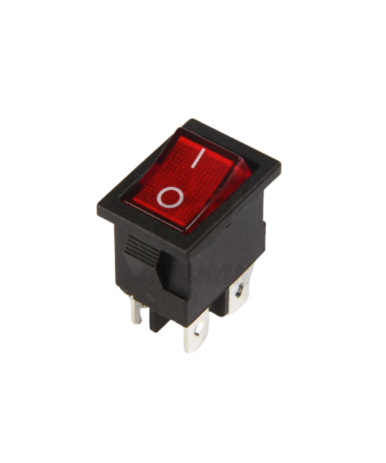 Interruptor de corriente 250V 6A KCD1-104 con luz