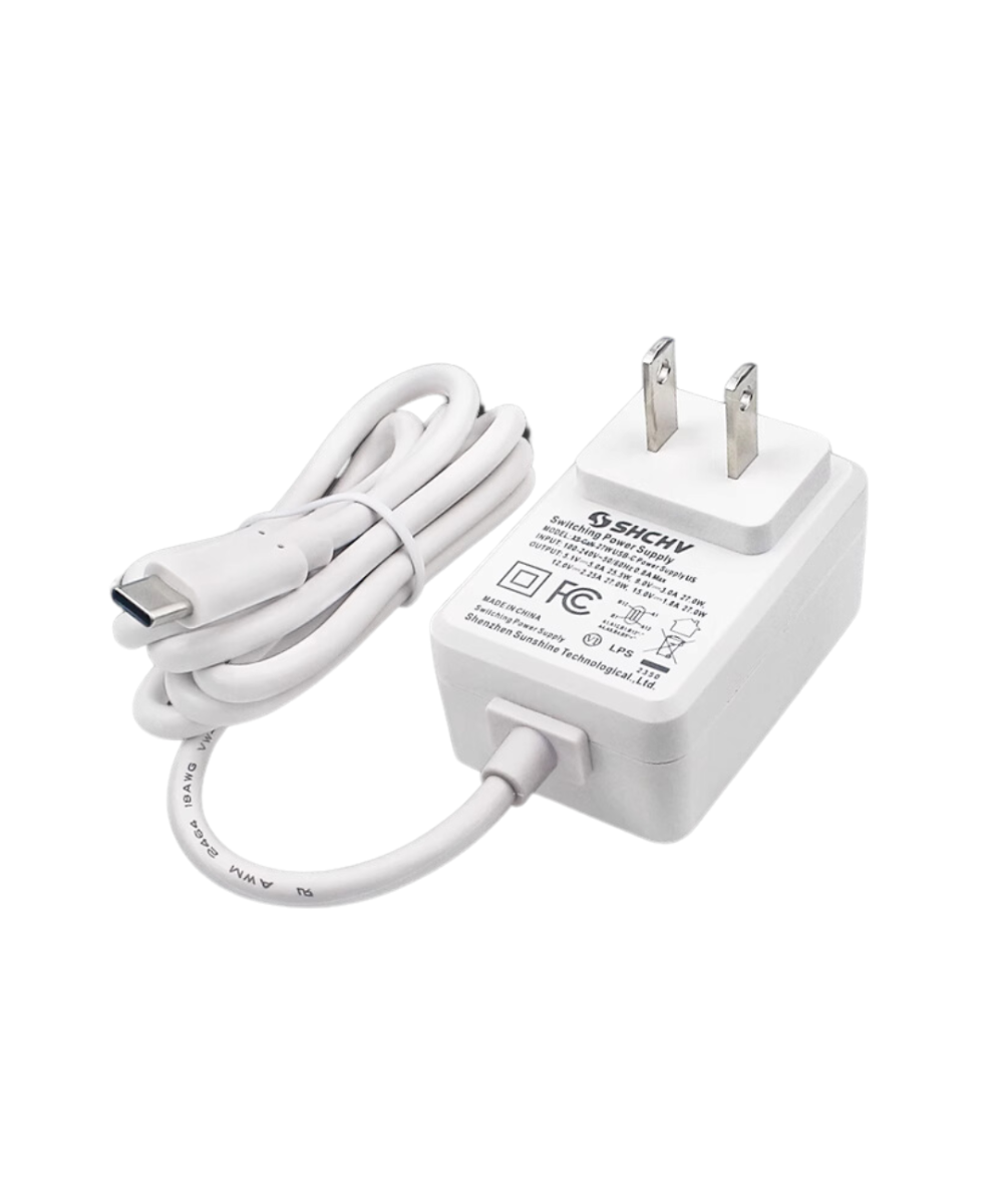 fuente para Raspberry PI5 USB-C 5.1V 5A 27W Gan