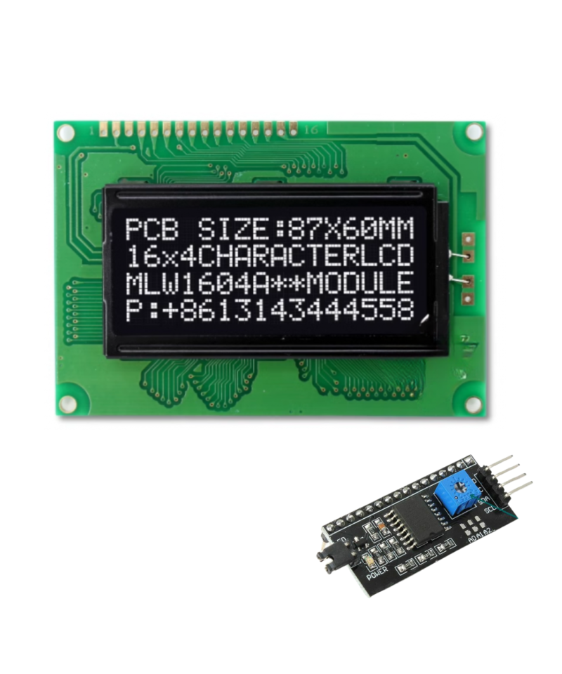Pantalla LCD 16x4 Con I2C