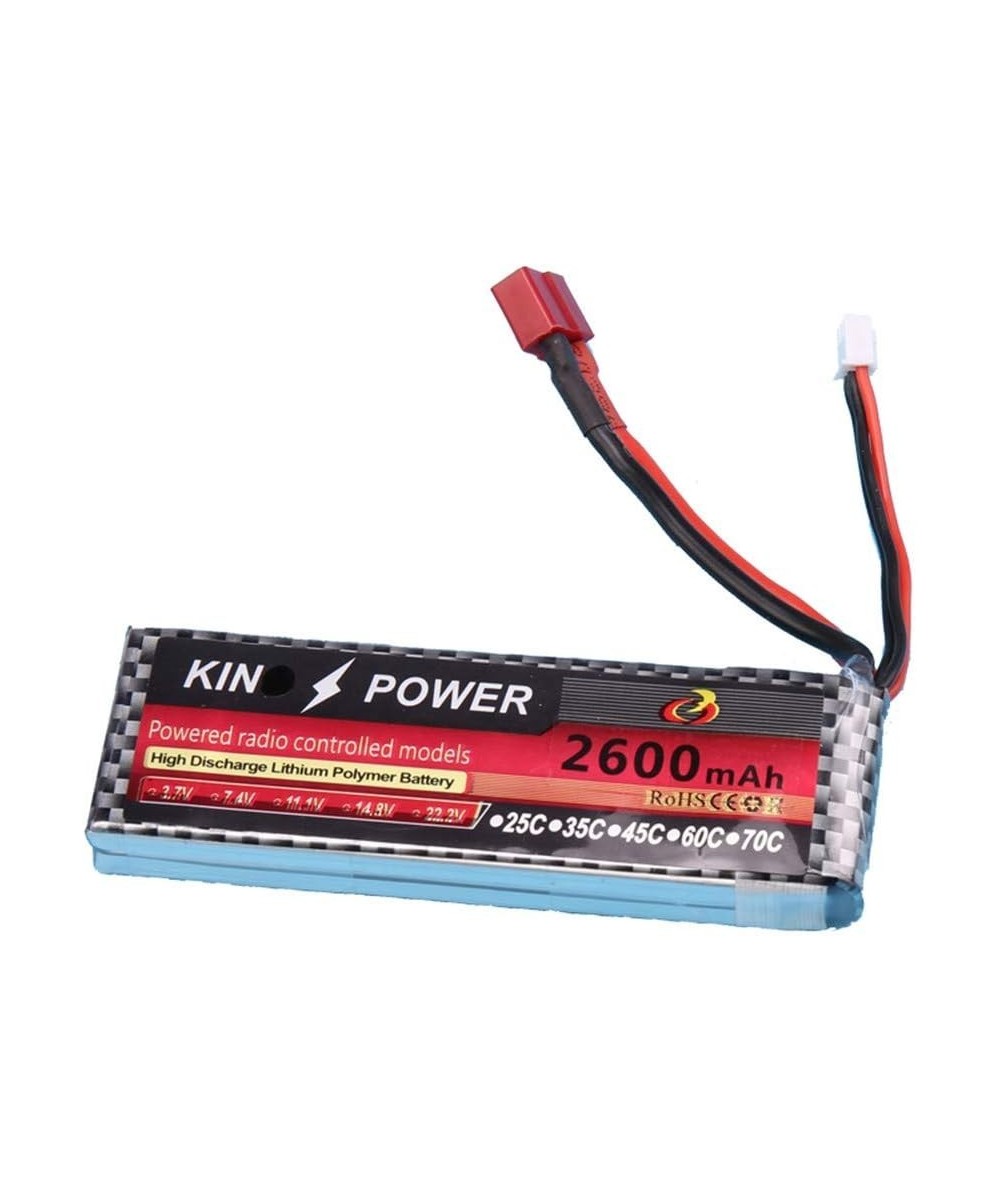 Bateria Tipo Lipo recargable Kin Power 7.4V 2S 2600mah 25C