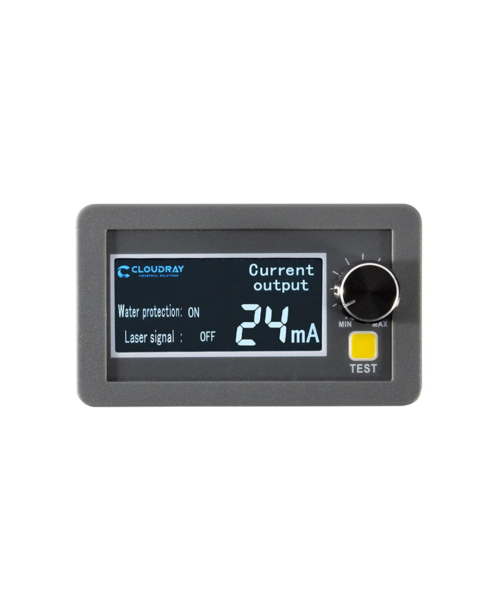 Medidor de corriente con pantalla LCD