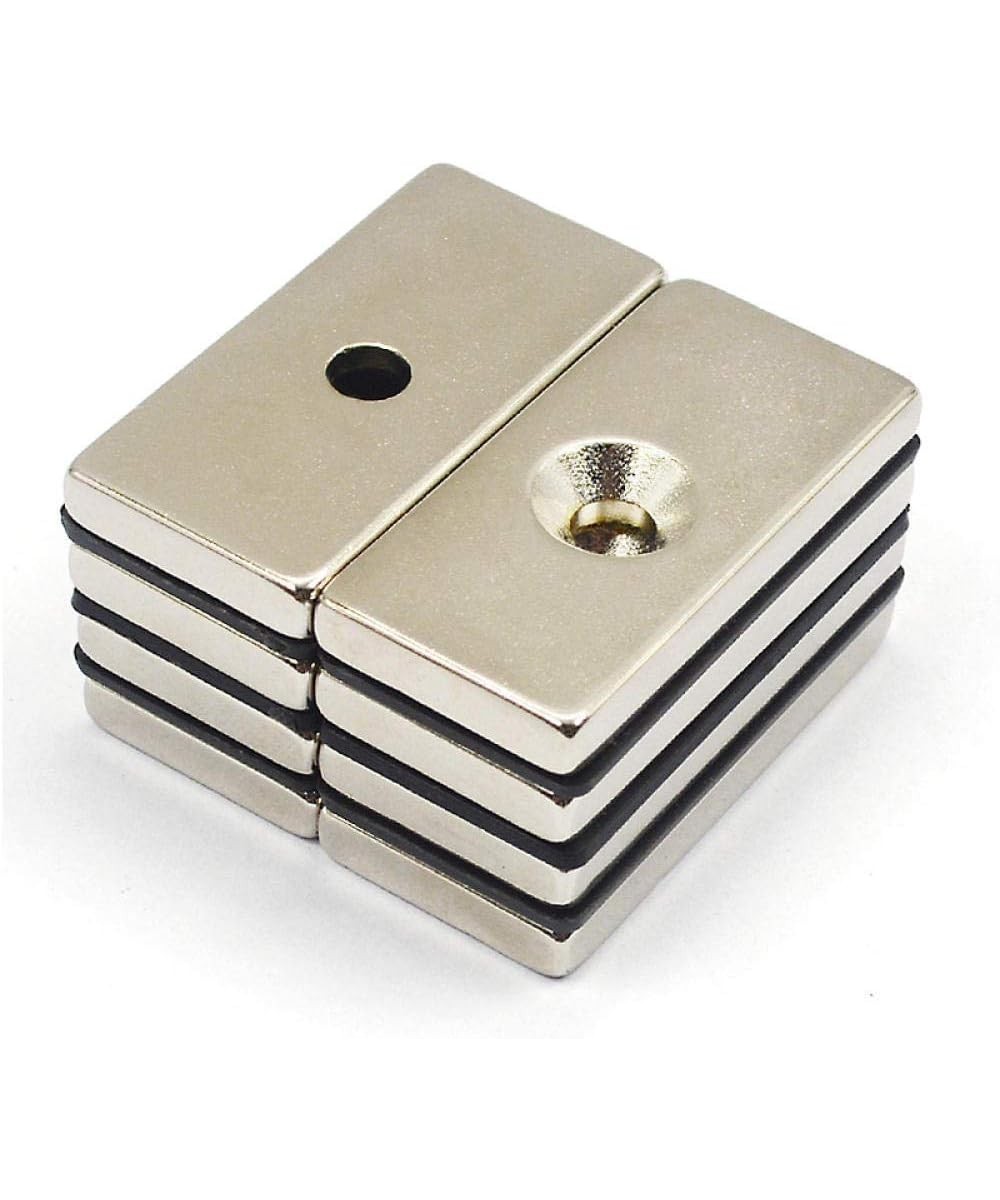 imán de neodimio rectangular con agujero