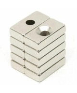 imán de neodimio rectangular con agujero
