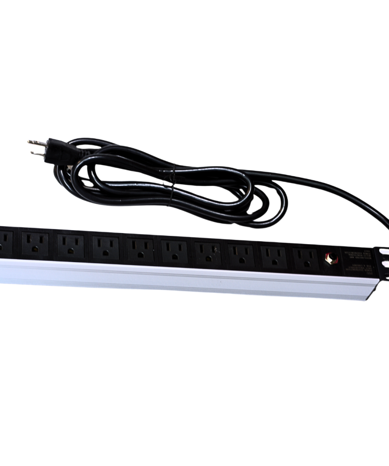 PDU horizontal de 10 tomas 15A