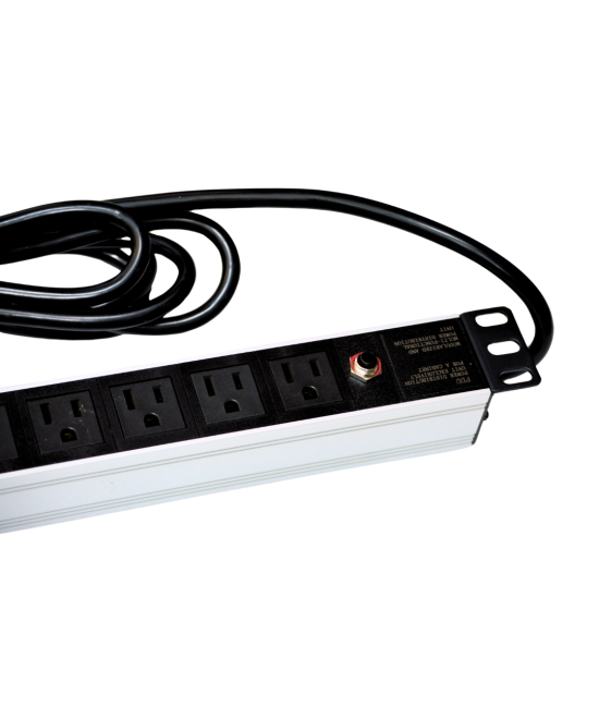 PDU horizontal de 10 tomas 15A