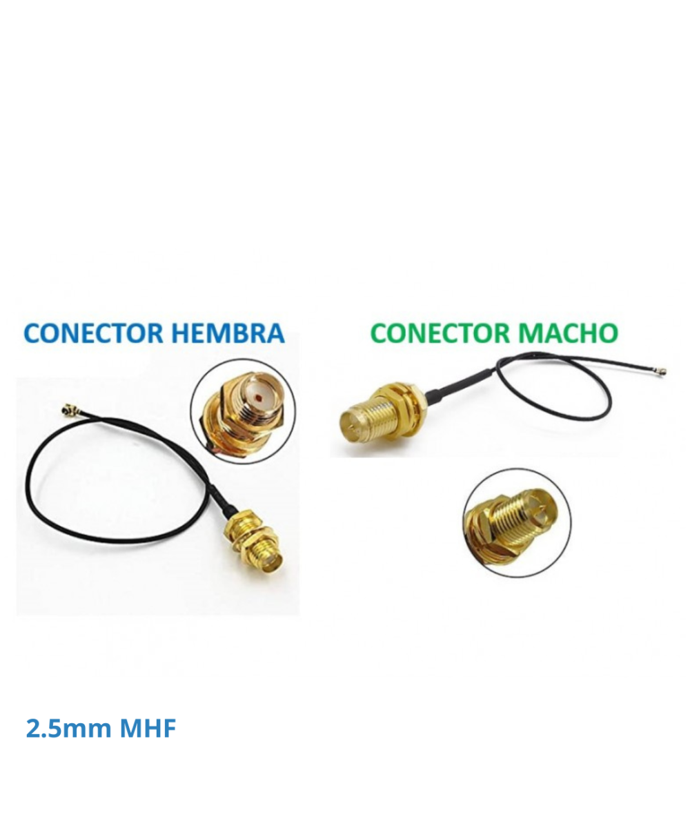 Extension pigtail Ipex a conector SMA 2.5mm MHF