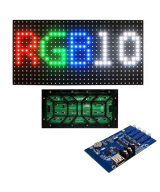 Panel LED P10 RGB SMD3535 16x32 Con Controlador HD-WF4 Wifi