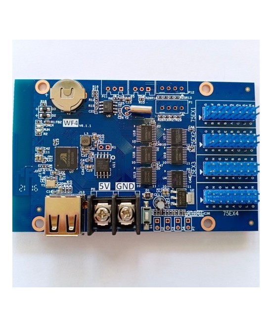 Panel LED P10 RGB SMD3535 16x32 Con Controlador HD-WF4 Wifi