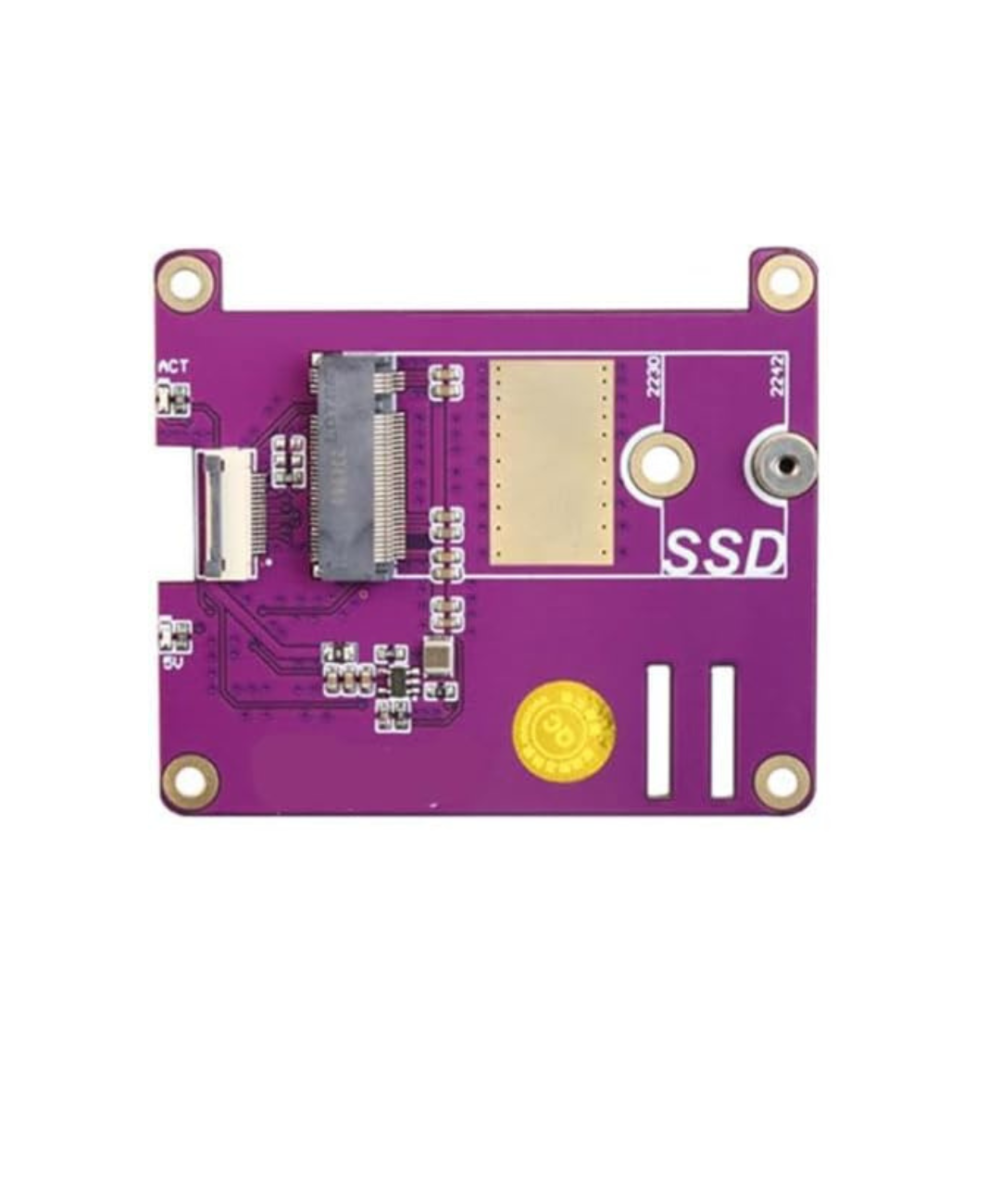 Kit con disco SSD para raspberry pi 5