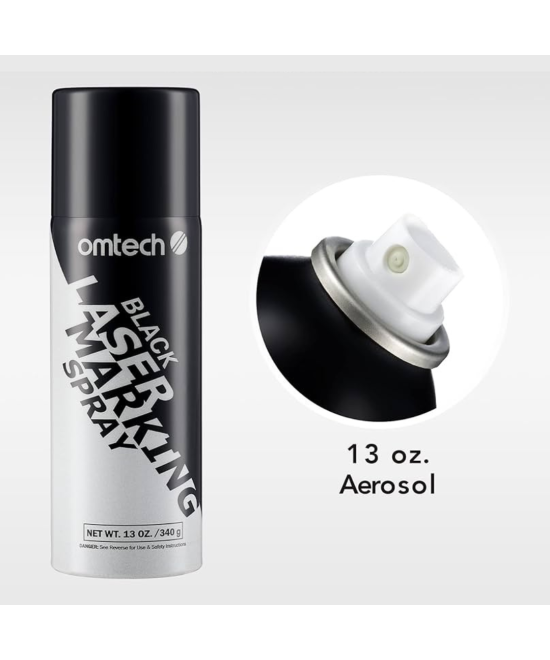 Spray OMTECH para grabadora laser color negro