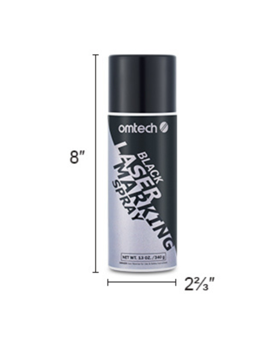 Spray OMTECH para grabadora laser color negro