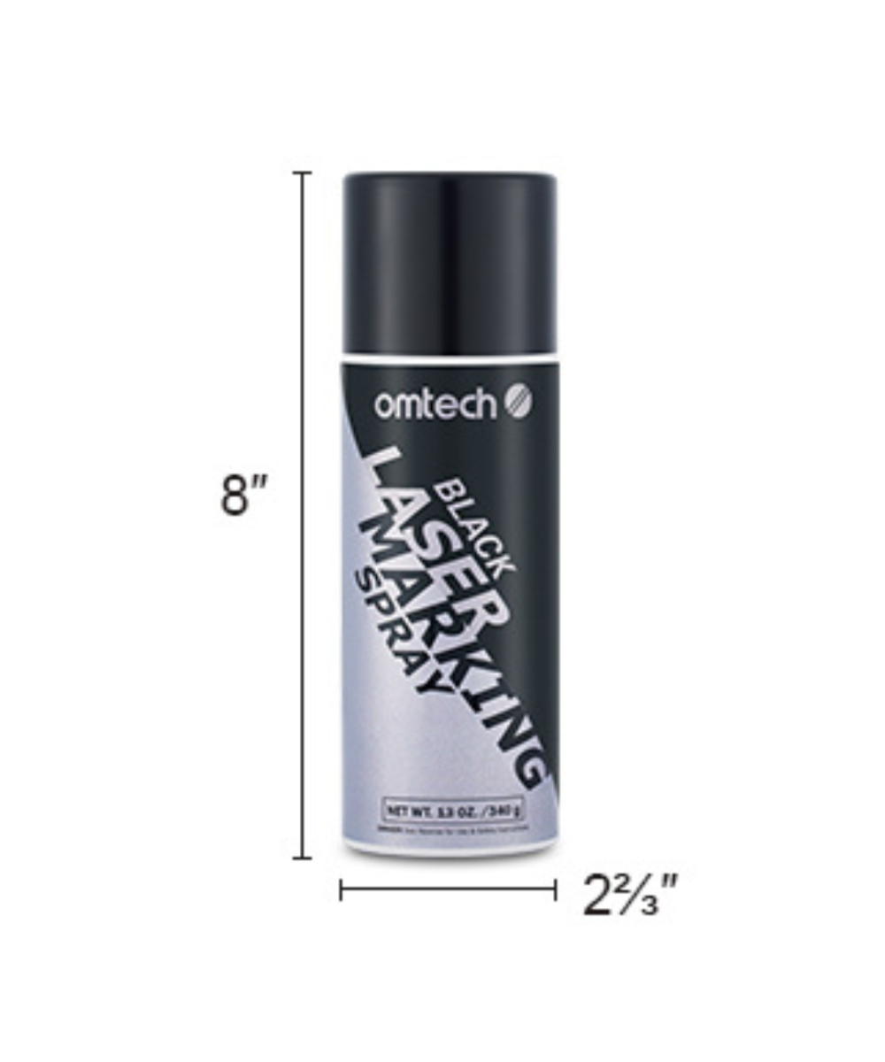Spray OMTECH para grabadora laser color negro
