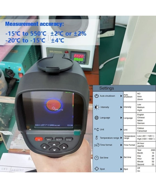 Camara Termografica recargable HTI HT-18+