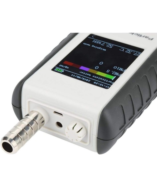 Medidor de calidad de aire (contador de particulas) recargable HTI HT-9600