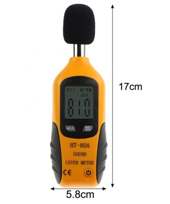 Medidor de intensidad del sonido SONOMETRO HTI HT-80A