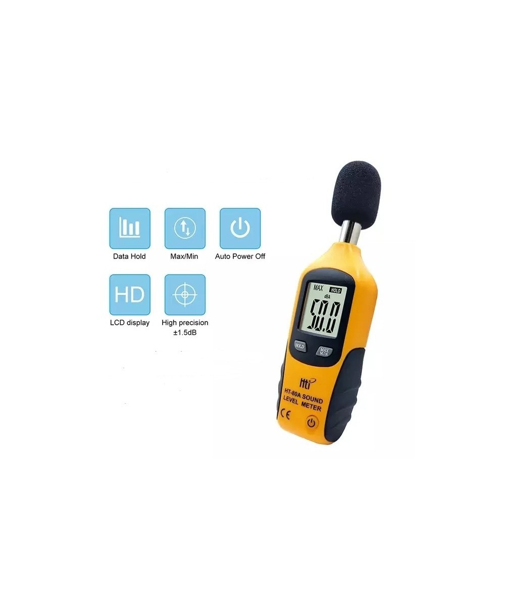 Medidor de intensidad del sonido SONOMETRO HTI HT-80A