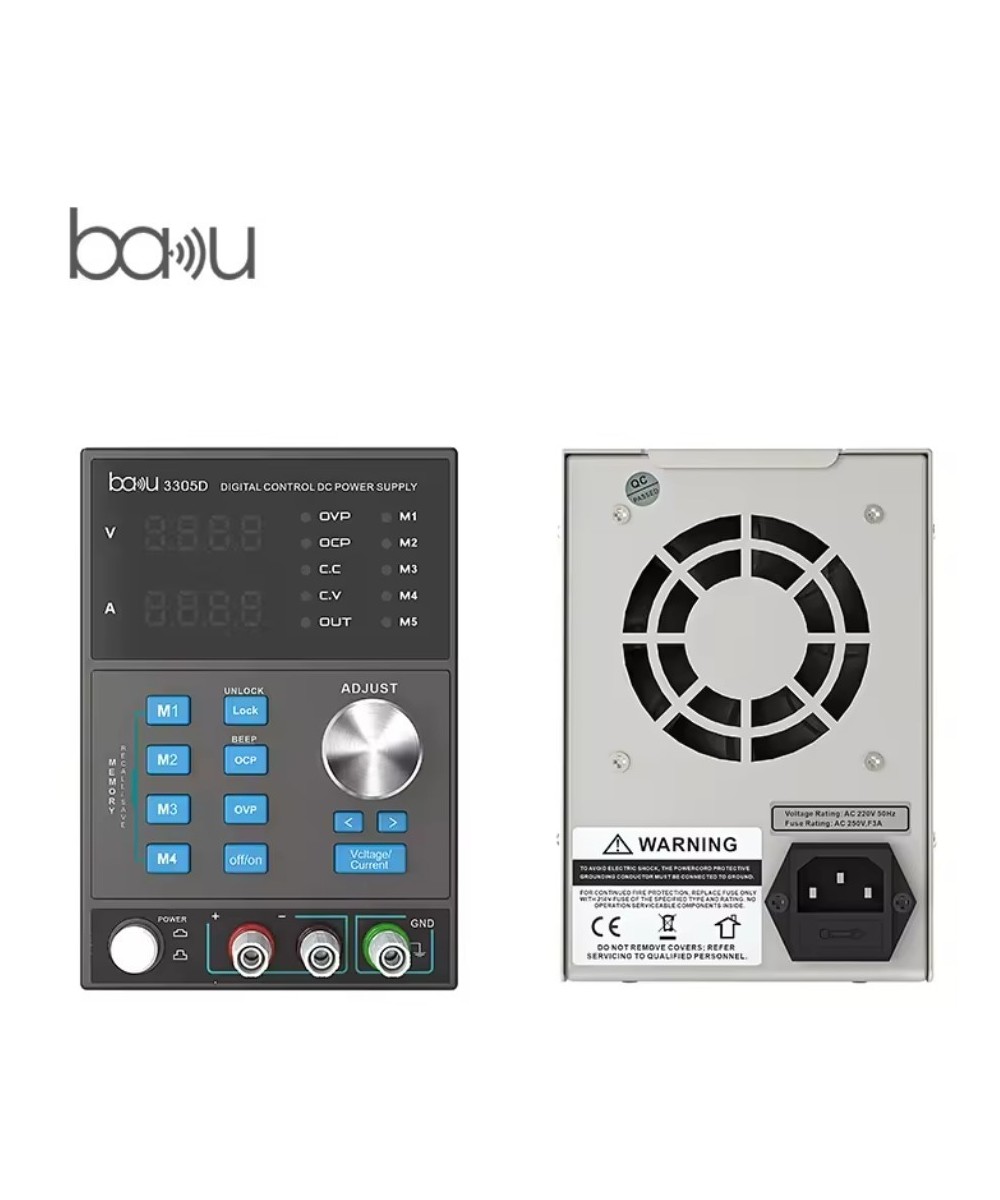 Fuente de alimentación variable 30V 5A BAKU BK-3305D