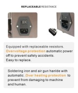 Estacion de Soldadura 2 en 1 BAKU BK-909D