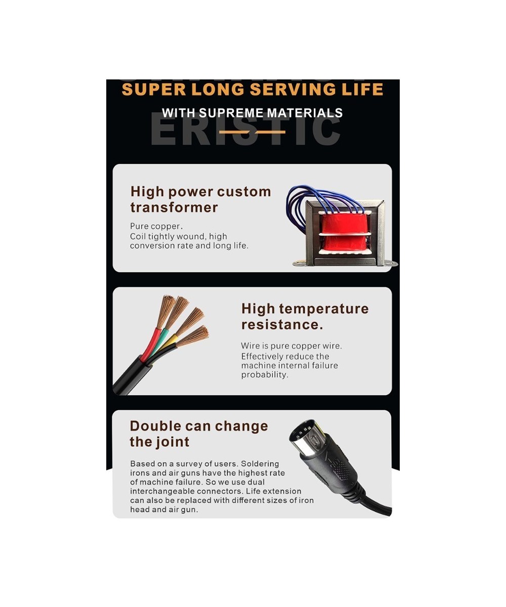 Estacion de Soldadura 2 en 1 BAKU BK-909D