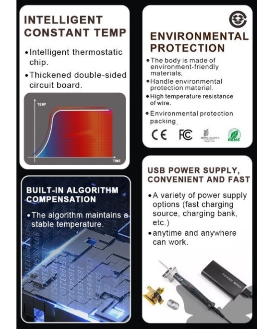 Cautin USB BAKU BK-460